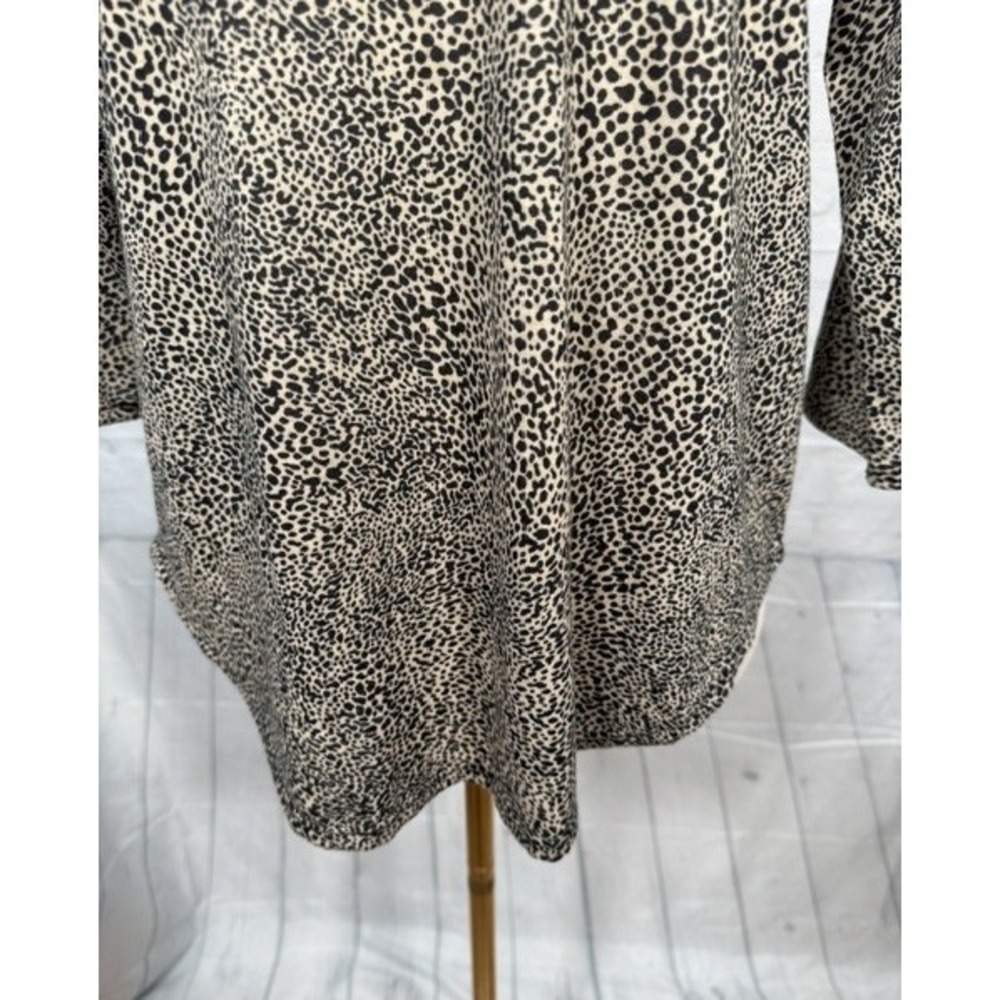 Bobeau Snakeskin Print Crisscross‎ Back Tunic Top Women's S EUC - Picture 5 of 10